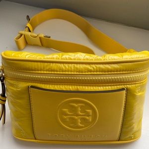 Tory Burch Perry Bomb yellow belt bag